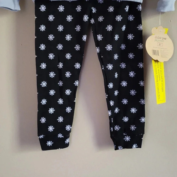 Chic PeaToddler Halloween Pajama Set “The Boo Crew” Long Sleeve 2-Piece Size 2T - Picture 3 of 7